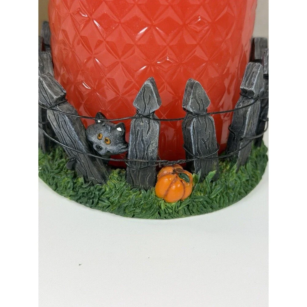 Gold Canyon Pumpkin Harvest Candle Holder Autumn Thanksgiving Vintage Box 82983